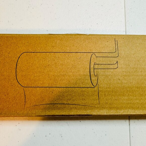 Under Cabinet Paper Towel Rack White Metal Paper Towel Holder Hanging Rack - Picture 3 of 7